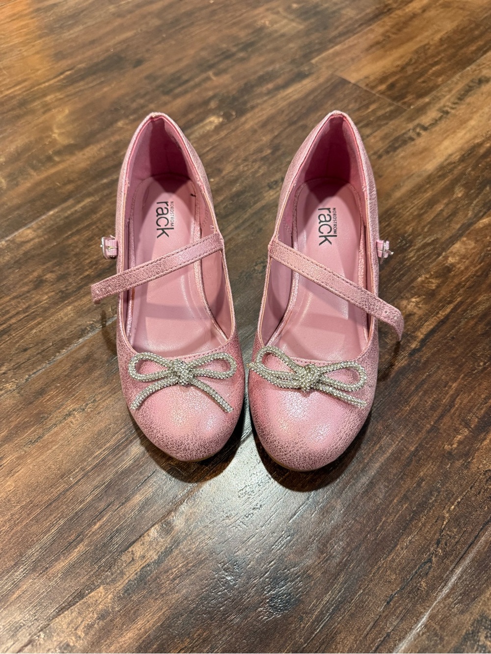 Rack Pink Glitter Mary Jane Dress Shoes for Girls